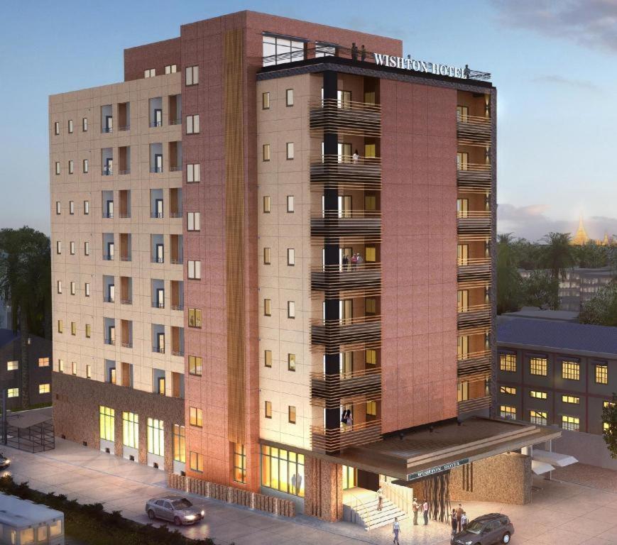 Wishton Hotel Yangon Exterior foto